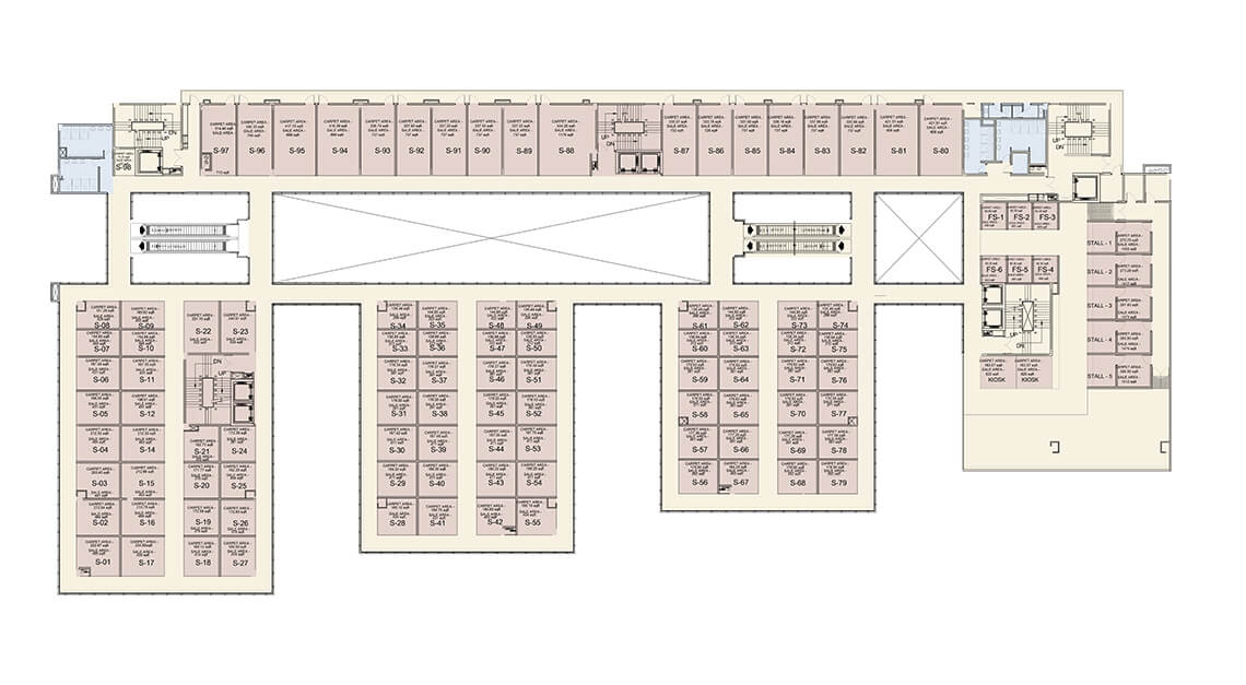 Retail Space Destination of the world / BhutaniCityCenter150