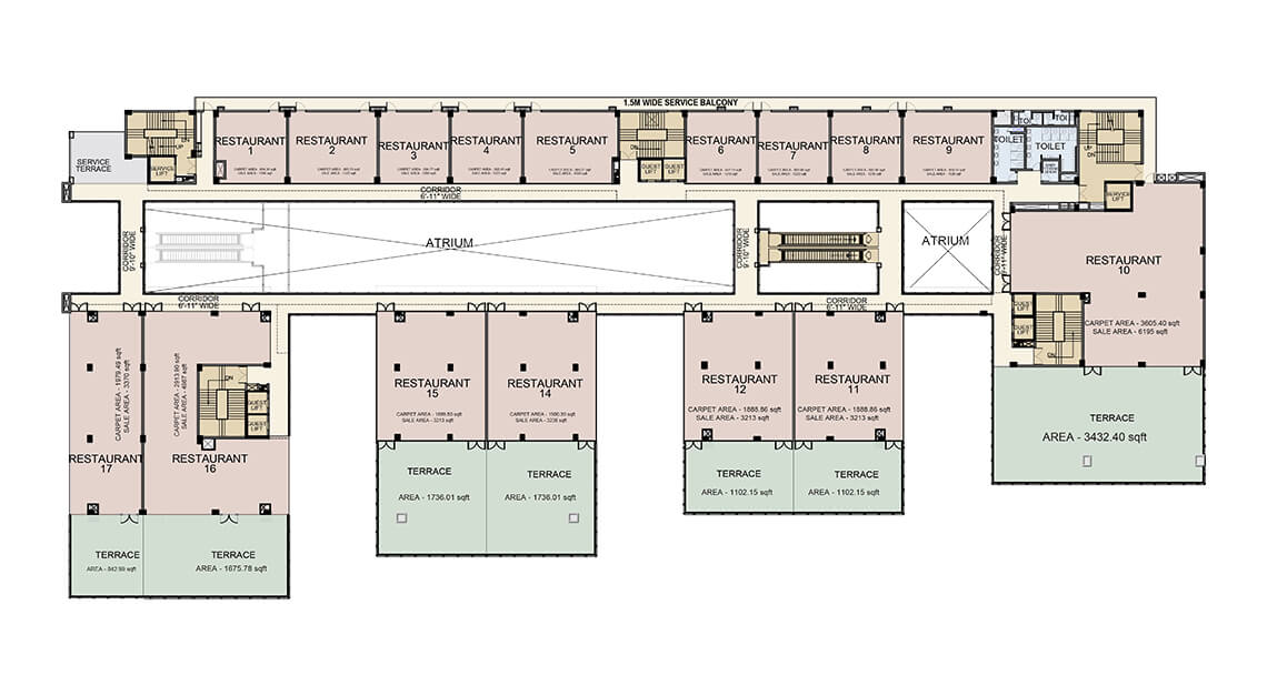 Retail Space Destination of the world / BhutaniCityCenter150